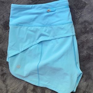 NWOT lululemon speed up shorts